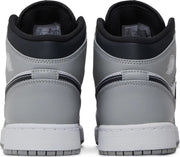 Nike Air Jordan 1 Mid GS 'Light Smoke Grey'